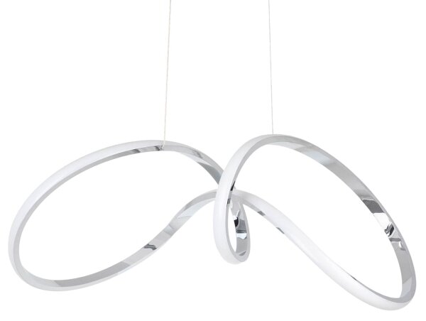 LED Lustr na lanku TESORO LED/48W/230V lesklý chrom