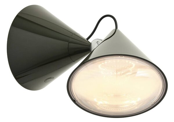 Tom Dixon LED nástěnné světlo Pose, zelené, 21 cm, plast, stmívatelný, Zelená, Obývací pokoj / jídelna, kov, Design, Nástěnné svítidlo
