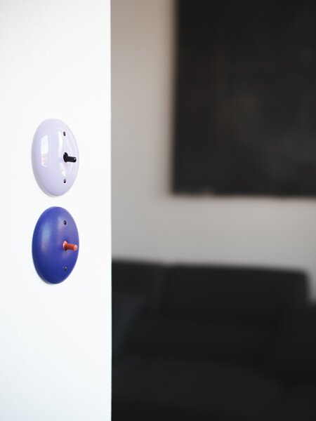 Porcelánová úchytka - modrá - KOPRETINA Velikost: Mini