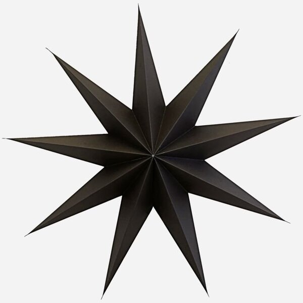 Papírová devíticípá hvězda Star Brown 60 cm House Doctor