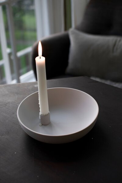 Keramický svícen Lidatorp Light Grey L Storefactory Scandinavia