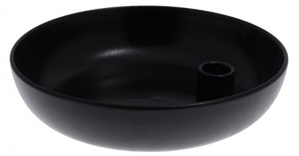 Keramický svícen Lidatorp Glossy Black L Storefactory Scandinavia