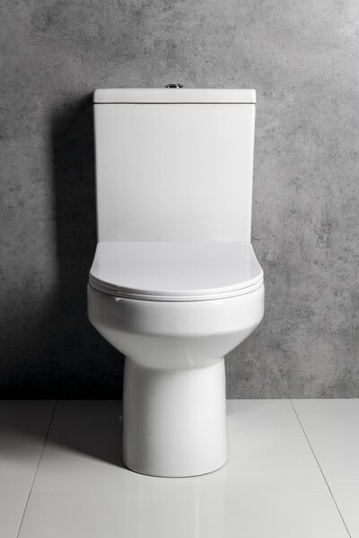 Aqualine Aqualine, VERMET WC kombi mísa, spodní/zadní odpad, bílá, VR038