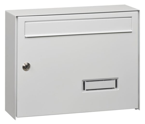 Poštovní schránka na dopisy, noviny, lakovaná bílá - Biedrax SD6309