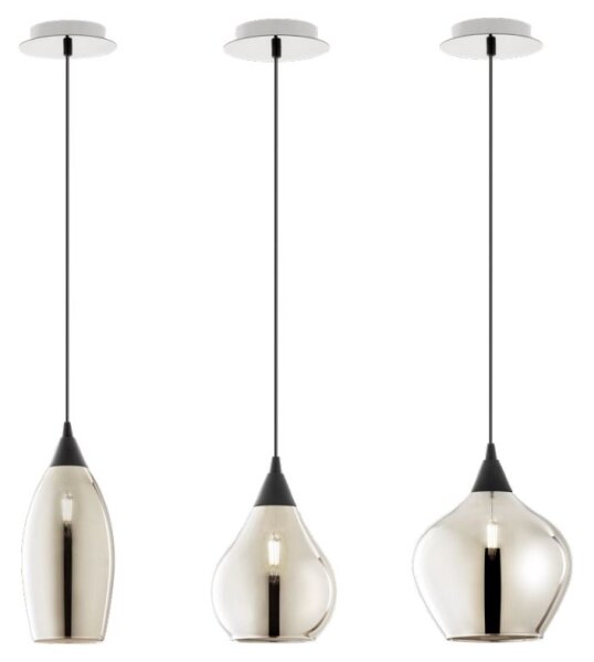 Redo 01-3190 - Lustr na lanku TANNER 1xE14/28W/230V pr. 15 cm