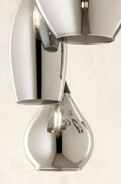 Redo 01-3190 - Lustr na lanku TANNER 1xE14/28W/230V pr. 15 cm