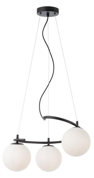 Redo 01-2716 - Lustr na lanku VOLLEY 3xE14/28W/230V černá
