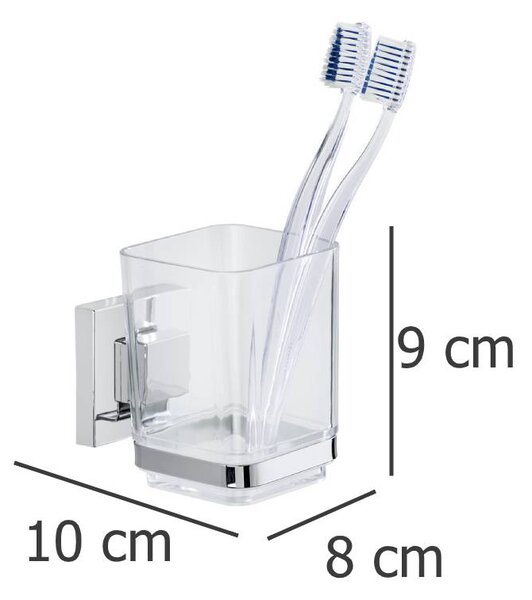 Nádobka na zubní kartáčky QUADRO,Vacuum-Loc, WENKO
