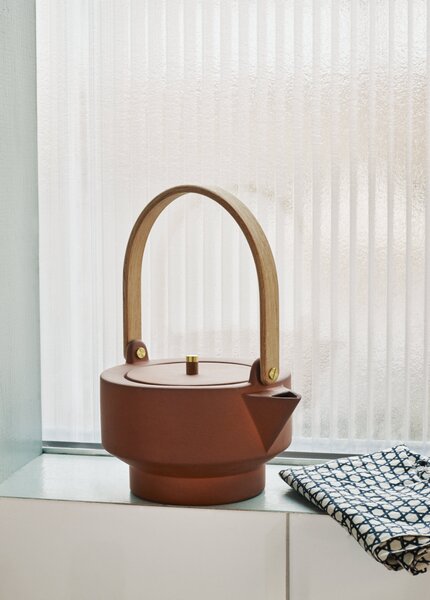 Čajová konvice Terracotta Edge Teapot 8 dl Skagerak