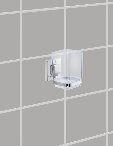 Nádobka na zubní kartáčky QUADRO,Vacuum-Loc, WENKO