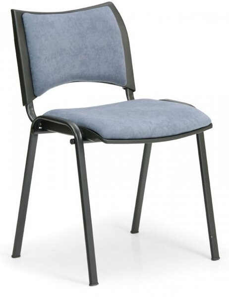 Konferenční čalouněná židle, šedá Biedrax Z9094S