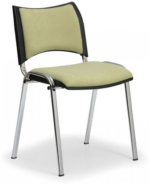 Konferenční čalouněná židle, zelená Biedrax Z9106Z