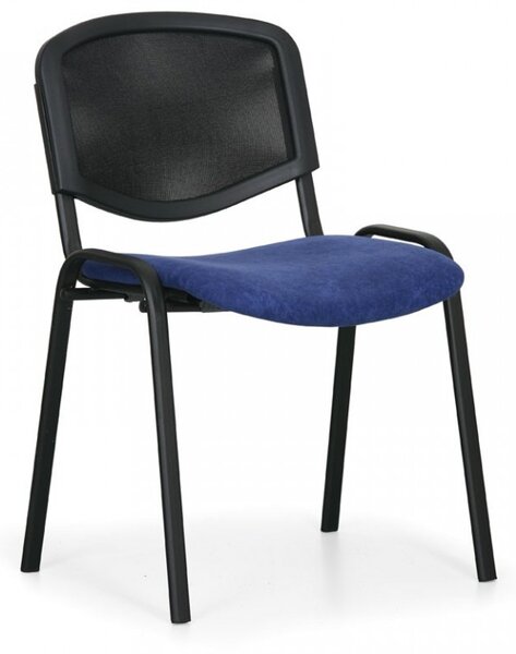 Konferenční čalouněná židle, modrá Biedrax Z9850M