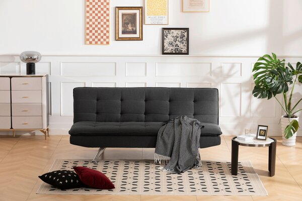 ROZKLÁDACÍ POHOVKA, textil, tmavě šedá MID.YOU - Rozkládací pohovky, Online Only