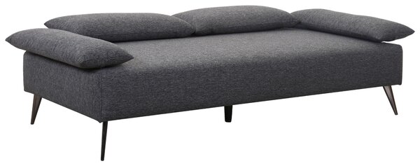 ROZKLÁDACÍ POHOVKA, textil, tmavě šedá Livetastic - Rozkládací pohovky, Online Only