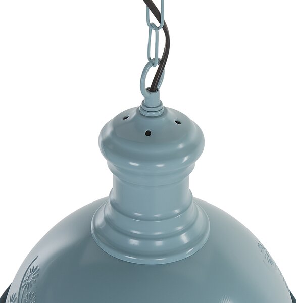 Závěsná lampa DIDESSA Kov Modrá
