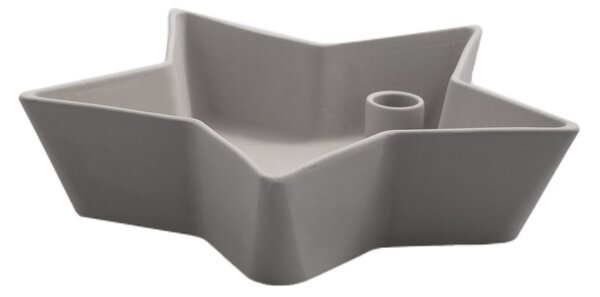 Keramický svícen Lidatorp Star Light Grey XL Storefactory Scandinavia