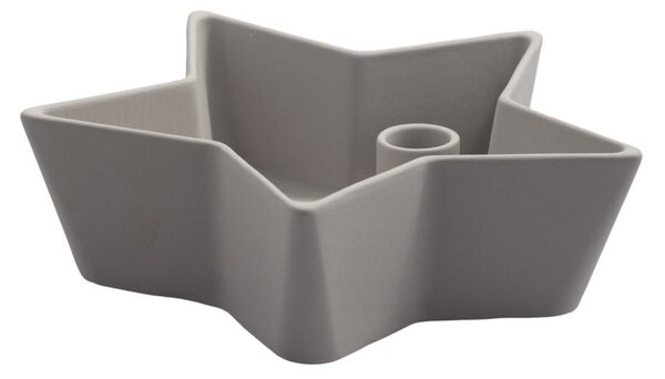 Keramický svícen Lidatorp Star Light Grey L Storefactory Scandinavia