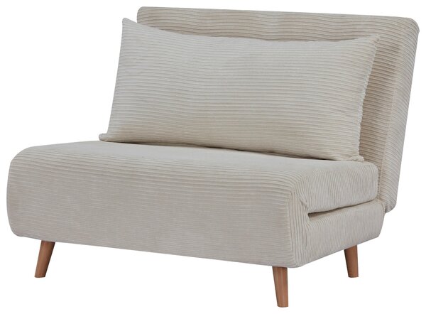 ROZKLÁDACÍ KŘESLO NA SPANÍ, textil, krémová MID.YOU - Online Only křesla & taburety, Online Only