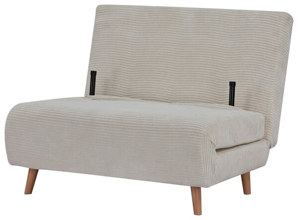 ROZKLÁDACÍ KŘESLO NA SPANÍ, textil, krémová MID.YOU - Online Only křesla & taburety, Online Only