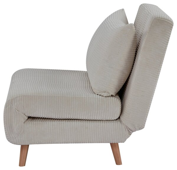 ROZKLÁDACÍ KŘESLO NA SPANÍ, textil, krémová MID.YOU - Online Only křesla & taburety, Online Only