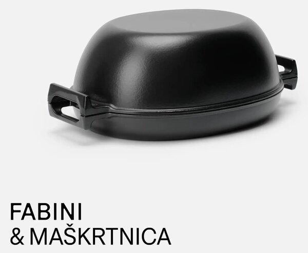 Fabini Pekáč FABINI & Maškrtnica - Smaltovaný litinový pekáč na chleba