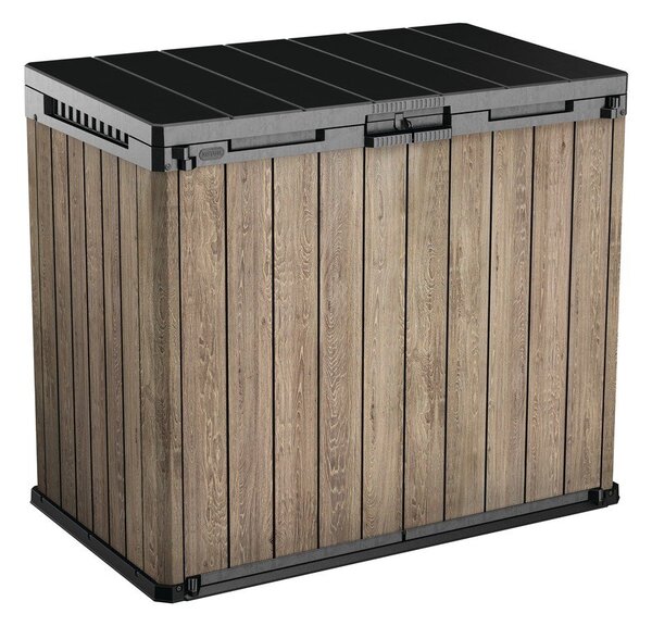 Hnědý plastový zahradní úložný box Deco – Keter