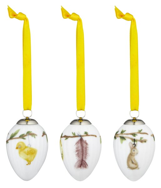 Velikonoční vajíčka Hammershoi 2020 - set 3 ks Kähler