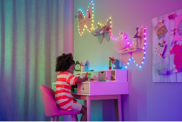 Twinkly TWKC200RGB-G - LED RGB Stmívatelný řetěz 200xLED 14 m USB Wi-Fi
