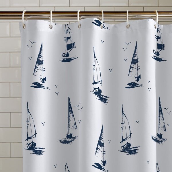 Sprchový závěs 180x180 cm Salcombe Boats – Catherine Lansfield