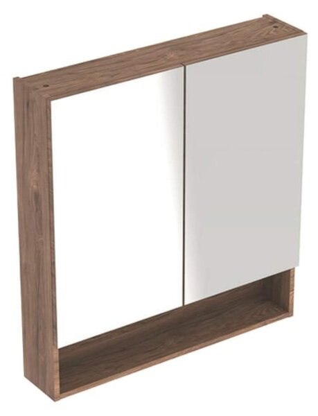 Zrcadlová skříňka Geberit Selnova 58,8x85 cm lamino ořech hickory 501.266.00.1