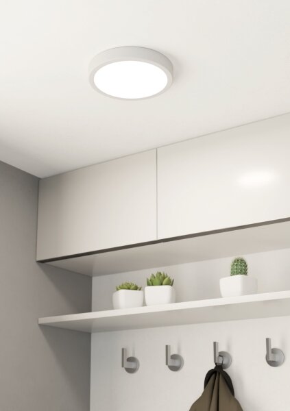 Eglo 900654 - LED Koupelnové stropní svítidlo FUEVA LED/17W/230V bílá IP44