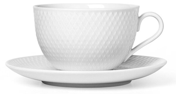 Porcelánový šálek Rhombe Tea Cup 39 cl Lyngby Porcelaen