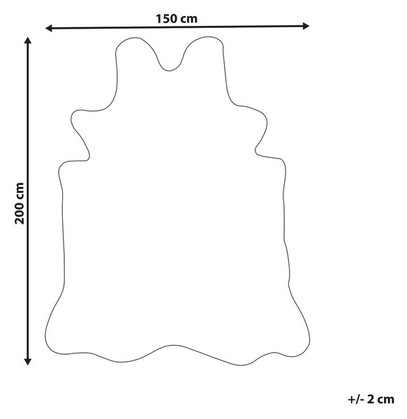Koberec z umělé kožešiny OSSA Béžová 150 x 200 cm