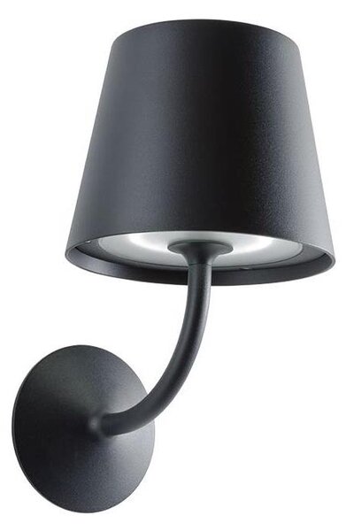 Redo 9125 - LED Venkovní nástěnná lampa GIORGIO LED/7W/230V IP65 černá