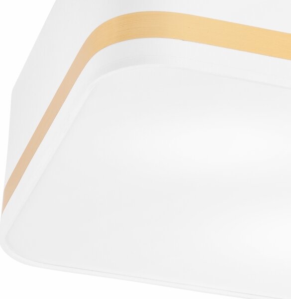 Stropní svítidlo SIRJA SQUARE 2xE27/60W/230V 35x35 cm bílá