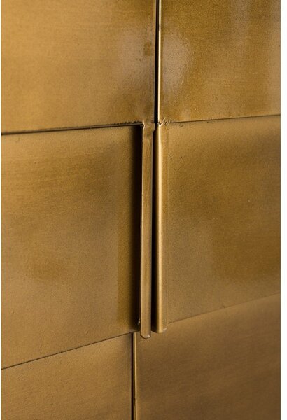 Kovová komoda ve zlaté barvě 117x70x26 cm Hanna – Dutchbone