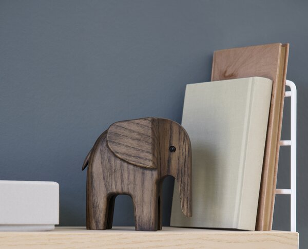 Dřevěný slon Elephant Smoke Stained Ash Novoform