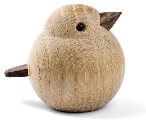 Dřevěný ptáček Baby Sparrow Natural Oak Novoform