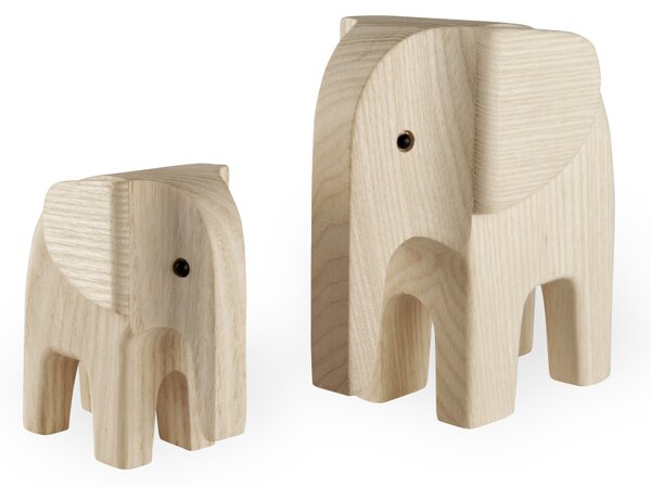 Dřevěný slon Baby Elephant Natural Ash Novoform