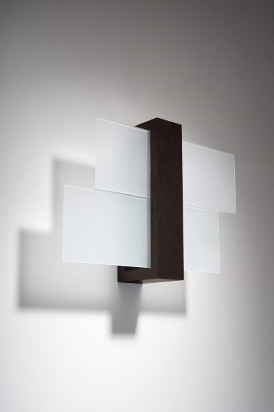 Brilagi - LED Nástěnné svítidlo HERA 1xE27/7,5W/230V wenge