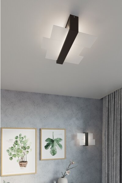 Brilagi - LED Stropní svítidlo HERA 2xE27/7,5W/230V wenge
