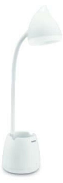 Philips Hat stolní LED lampa USB 1x4,5W 80lm 3000/4000/5700K IP20, krokové stmívání, bílá