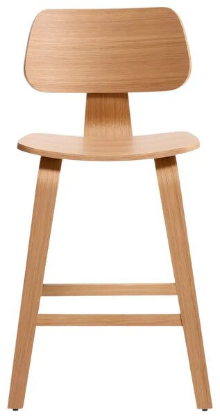 Kave Home Dubová barová židle Gena 65 cm