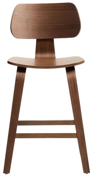 Kave Home Ořechová barová židle Gena 65 cm