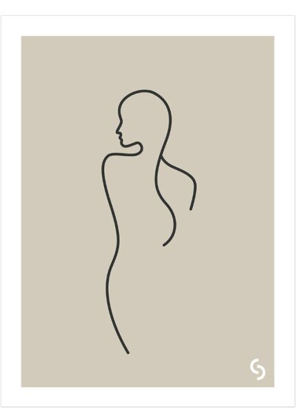 Plakát Hon Silhouette 30x40 cm Storefactory Scandinavia