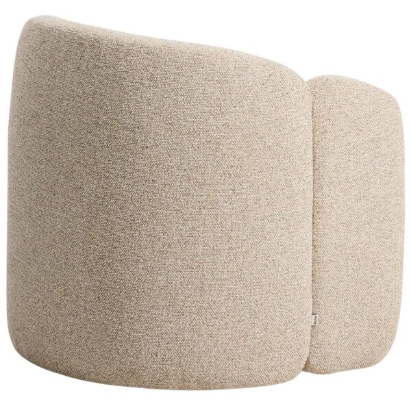 Kave Home Béžové čalouněné křeslo Corvena 85 cm