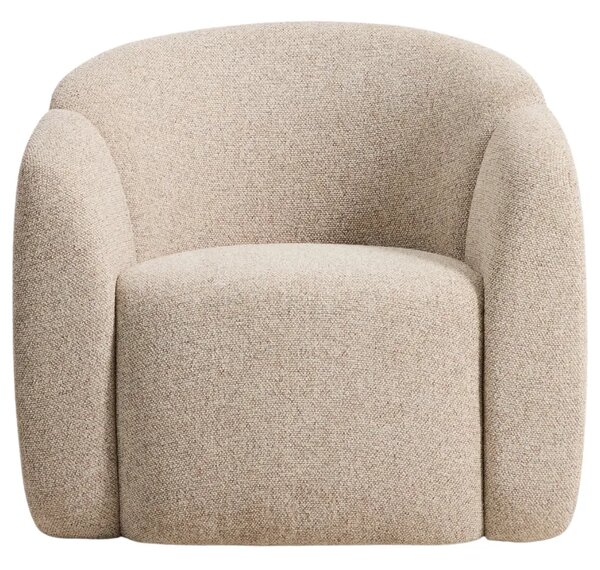 Kave Home Béžové čalouněné křeslo Corvena 85 cm
