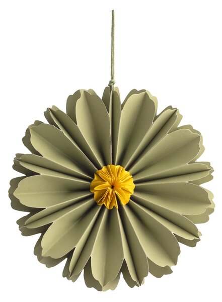 Papírová dekorace Blomsterhult Green 15 cm Storefactory Scandinavia
