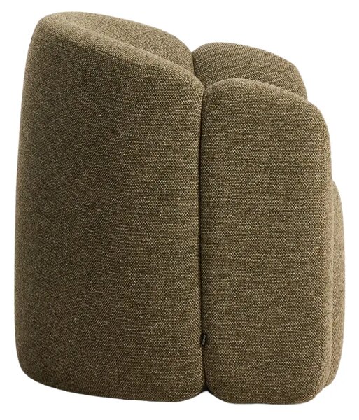 Kave Home Zelené čalouněné křeslo Corvena 85 cm